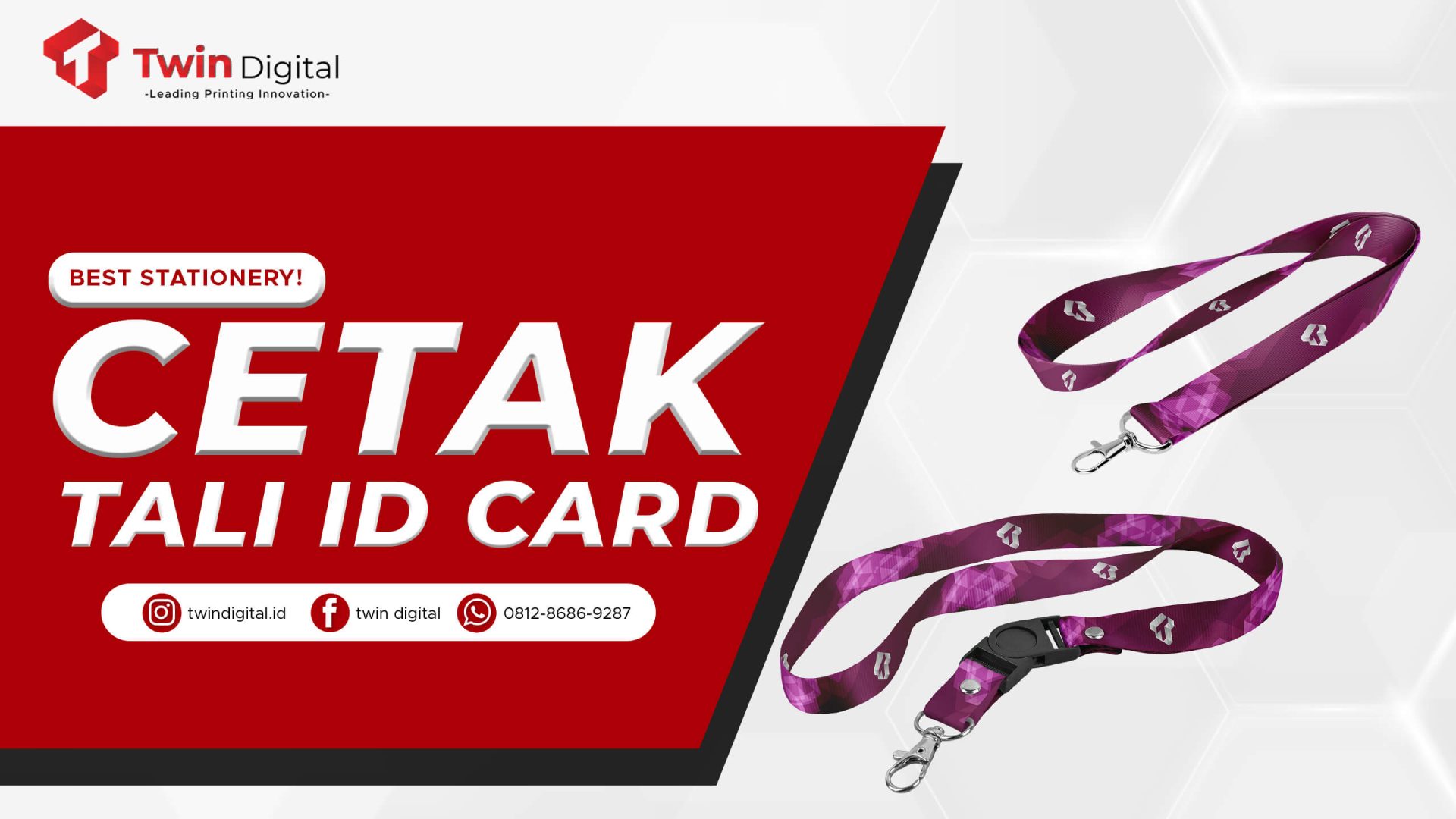 Cetak Tali ID Card untuk Lengkapi Kartu Identitas Kamu!