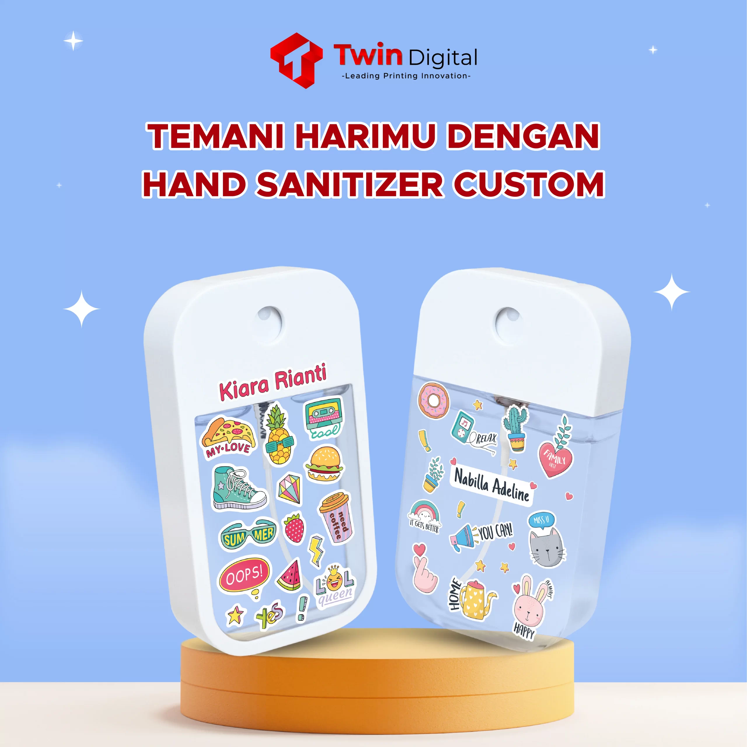 Temani Harimu Dengan Hand Sanitizer Custom Popular