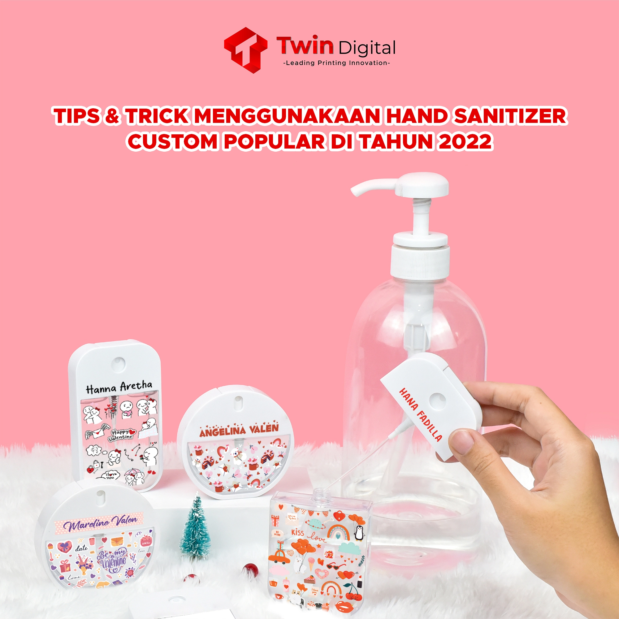 Menggunakan Hand Sanitizer Custom: Super Cleany, Keep Trendy!