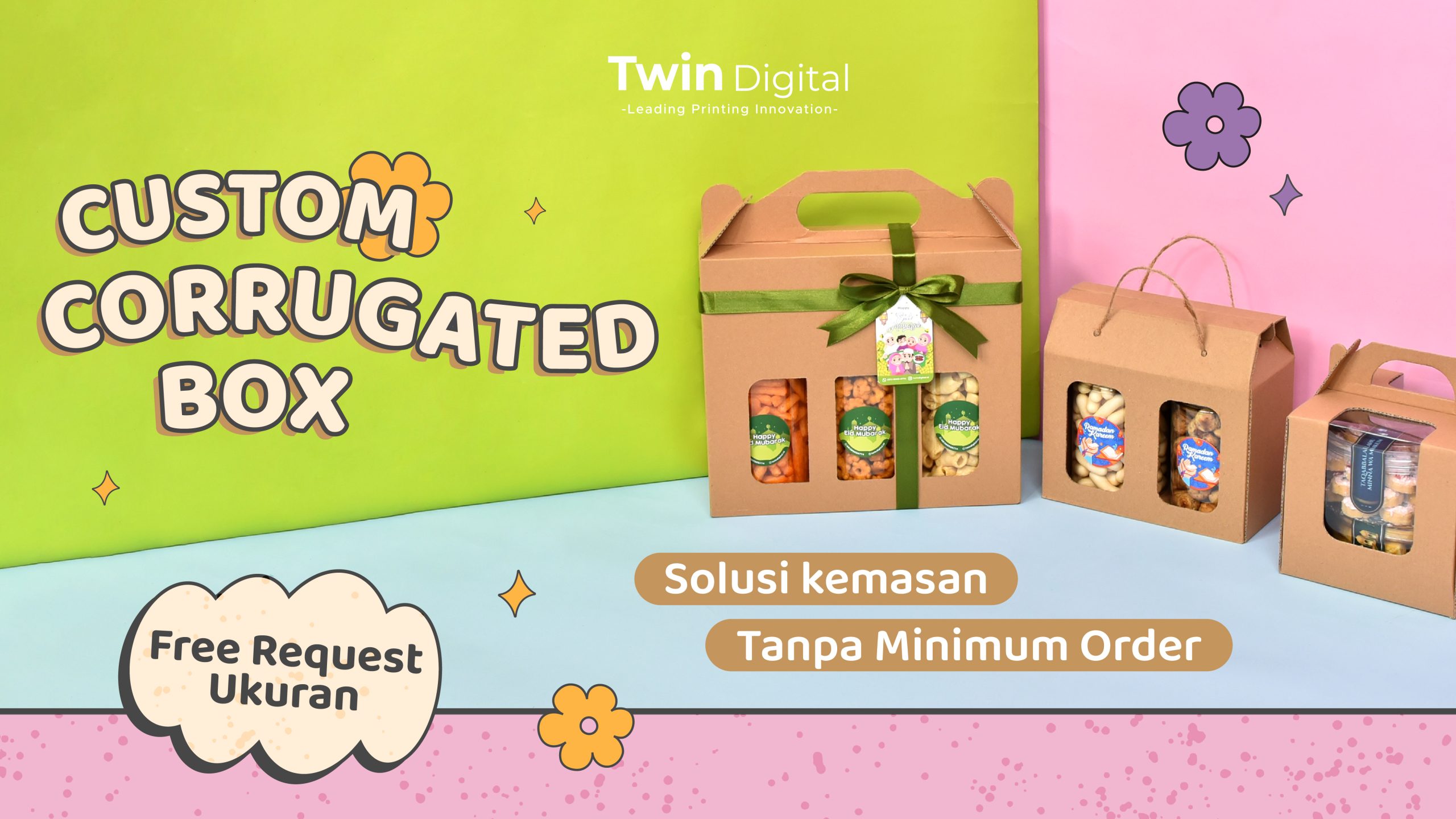 Custom Corrugated Box: Solusi Kemasan Tanpa Minimum Order